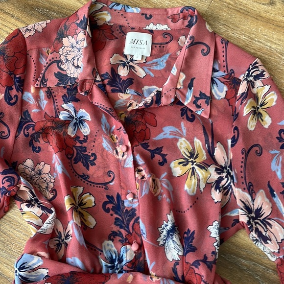 MISA Los Angeles Serina Floral Mini Dress - Picture 2 of 16